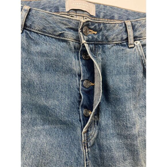 Everlane The Curvy 90's Cheeky Straight Jean Vintage Mid Blue Size 33, 30.5" Ins - Picture 5 of 10